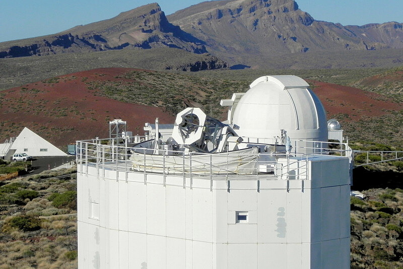 Telescopio Gregor en el Observatorio del Teide